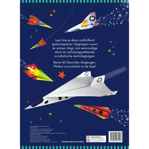 Grooooote papieren vliegtuigen vouwen, vanaf 5 jaar