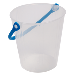 Kids at work kindergereedschap van Corvus Toys Superstevige transparante emmer