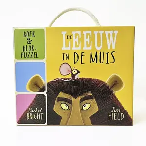 Uitgeverij Gottmer De leeuw in de muis boek en blokpuzzel
