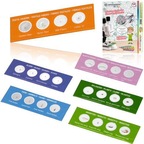 Bresser Bresser Microscoop startset met 24 permanente preparaten -2