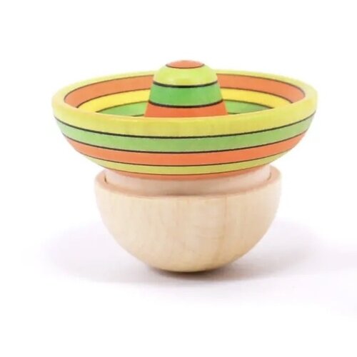 Mader houten tollen Mader Duikelaar Roly Poly Sombrero lente, vanaf 0 jaar