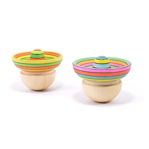 Mader houten tollen Mader Duikelaar Roly Poly Sombrero zomer, vanaf 0 jaar