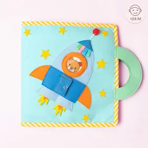 Jolly designs - Quiet Books Speelboek Ruimte avonturen