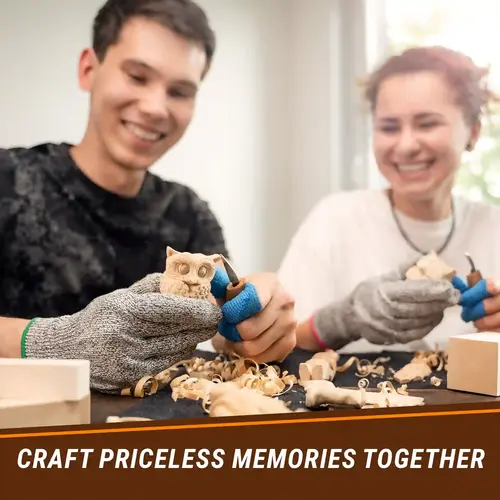 Beavercraft Beavercraft Lindehout set houtsnijblokken -10 stuks