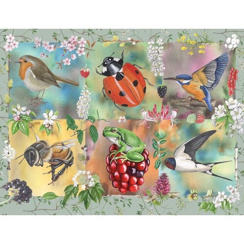 Tringa paintings natuurkaarten Tringa Paintings Puzzel “Natuurrijk” 1000 stukjes