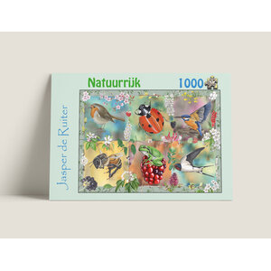 Tringa paintings natuurkaarten Legpuzzel Natuurrijk - 1000 stukjes