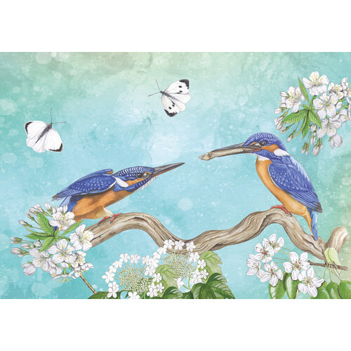 Tringa paintings natuurkaarten Tringa Paintings Puzzel IJsvogels -1000 stukjes