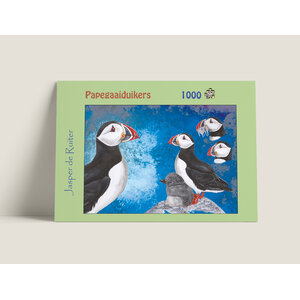 Tringa paintings natuurkaarten Legpuzzel Papegaaiduikers - 1000 stukjes