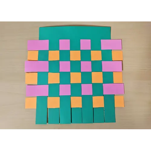 Vlechtstroken - 200 stuks in 5 kleuren - 50 cm