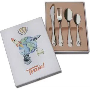 Present Memories Kinderbestek 4 delig - Travel