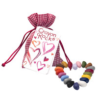 Crayon Rocks zakje 'Heart' - 20 waskrijtjes