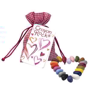 Crayon Rocks Crayon Rocks zakje 'Heart' - 20 waskrijtjes
