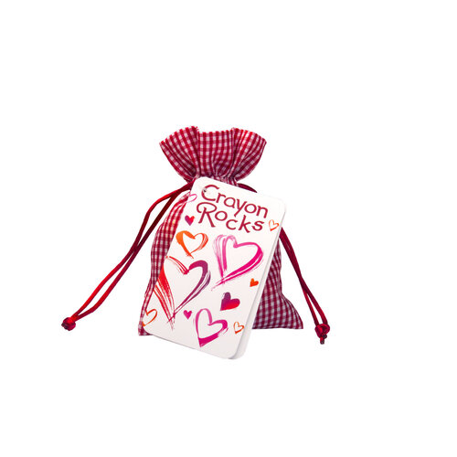 Crayon Rocks Crayon Rocks Heart bag - 20 sojawas pengreepkrijtjes