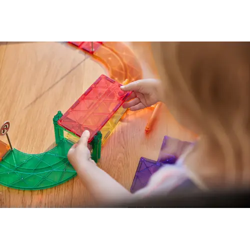 Cleverclixx Magnetische tegels Cleverclixx Race Track intens - racebaan 65-delig