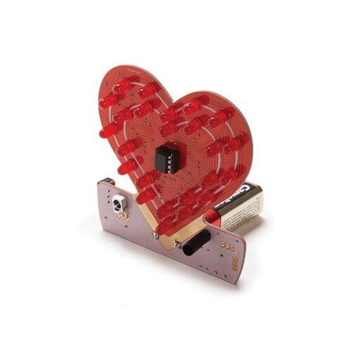 Velleman Knipperend hartje soldeerkit met leds en infrarood Velleman Knipperend hartje soldeerkit met leds en infrarood