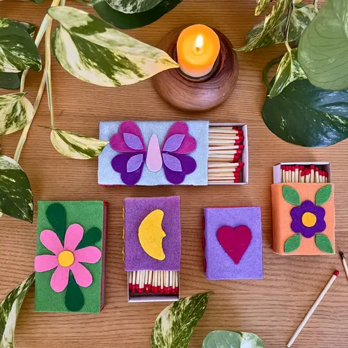 Filges Bioland wolvilt handwerkset pastel of bont 20x15 cm