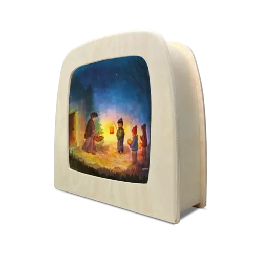 Toverlux Toverlux Vogel Geluk - Sint Maarten silhouet