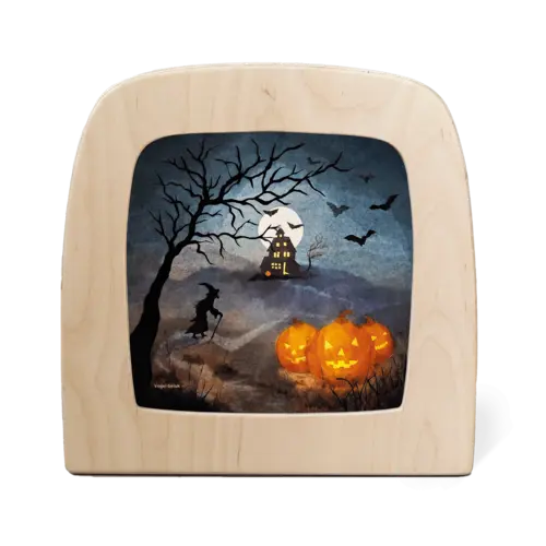 Toverlux Toverlux Vogel Geluk - Halloween silhouet