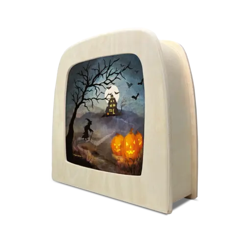 Toverlux Toverlux Vogel Geluk - Halloween silhouet