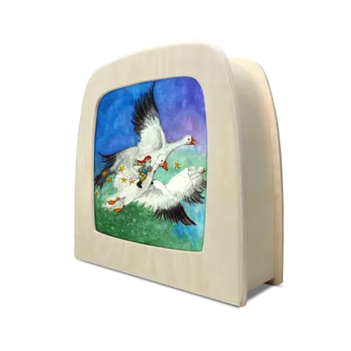 Toverlux Toverlux Eentje van Margo - George and the Snow Geese silhouet