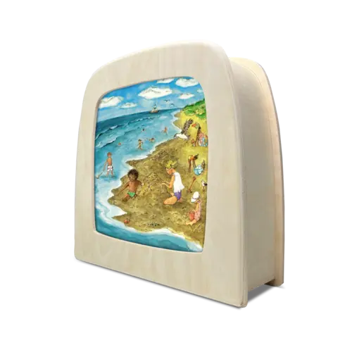 Toverlux Toverlux Eentje van Margo - Aan zee silhouet Toverlux Toverlux Eentje van Margo - Aan zee silhouet