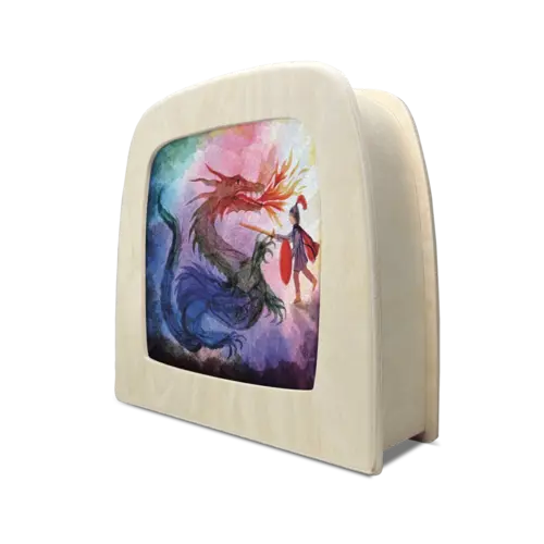 Toverlux Toverlux Vogel Geluk - Sint Joris silhouet