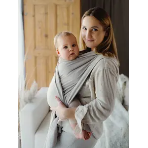 Little Frog Geweven draagdoek - Beige moonstone - maat 6