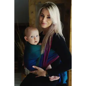 Little Frog Geweven draagdoek - Zircon - maat 6