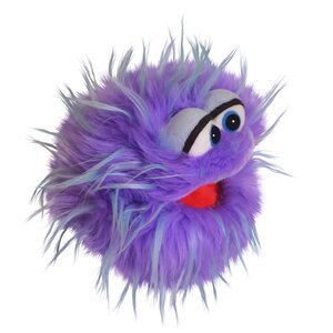 Living Puppets - handpoppen en therapiepoppen Kletskop Tusch lila lichtblauw 20 cm