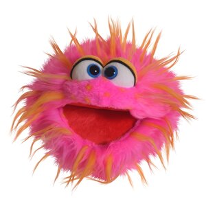 Living Puppets - handpoppen en therapiepoppen Quatschköppe - Kletskop Knaller Rosa