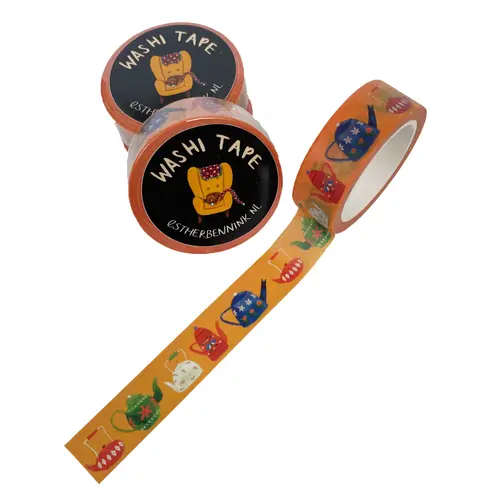 Esther Bennink Washi tape plasticvrij - theetijd