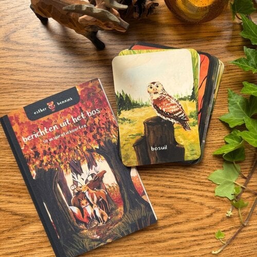 Esther Bennink Esther Bennink - set inspiratiekaarten 'Berichten uit het bos'