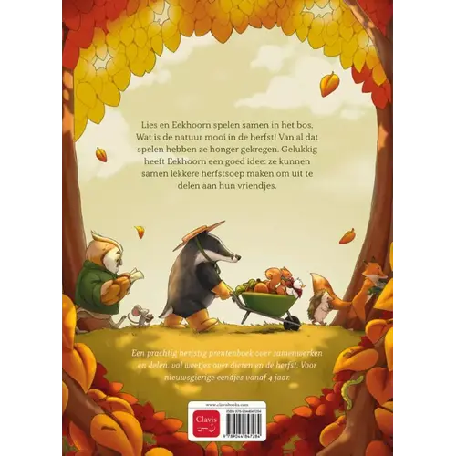 Clavis Lieve Lies maakt herfstsoep, vanaf 3 jaar