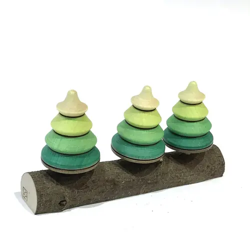 Mader houten tollen Mader houten tol boom op boomstam, moeilijkheidsgraad 5