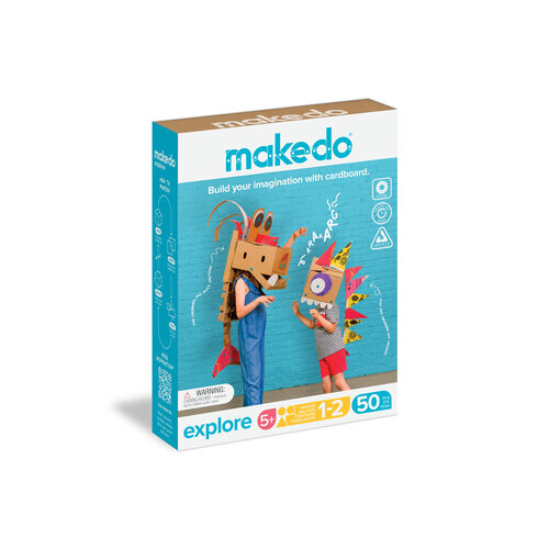 Makedo Makedo Explore set - 50 delig voor 1-2 bouwers