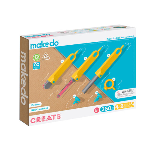 Makedo Makedo Create - 260 delig voor 4-8 makers