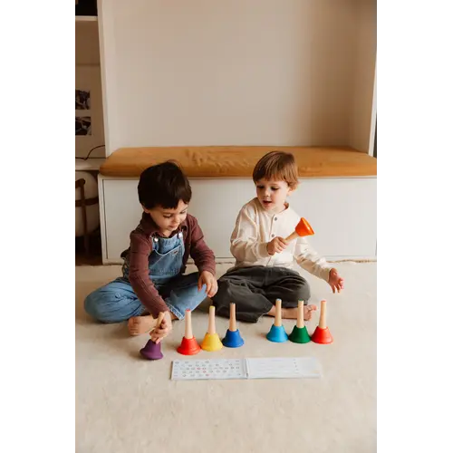 Tambú DingdangBú muziekklokken met handvat, vanaf 3 jaar