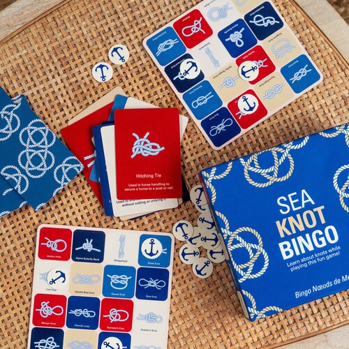 Kikkerland design Kikkerland Sea knot Bingo - zeemansknopen Bingo Kikkerland design Kikkerland Sea knot Bingo - zeemansknopen Bingo
