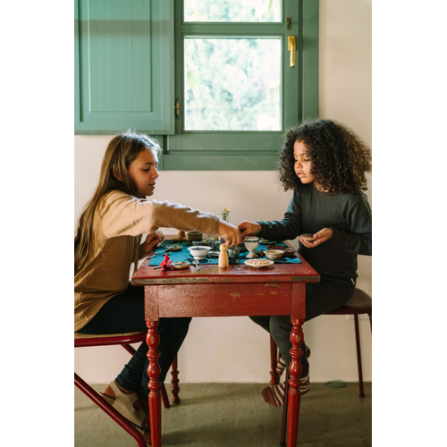 Grapat Grapat houten borden - 6 gekleurde bordjes