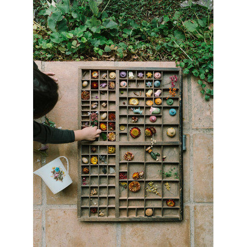 Grapat Grapat Bloemen wereld - 18 houten bloemen vormen Grapat Grapat Bloemen wereld - 18 houten bloemen vormen