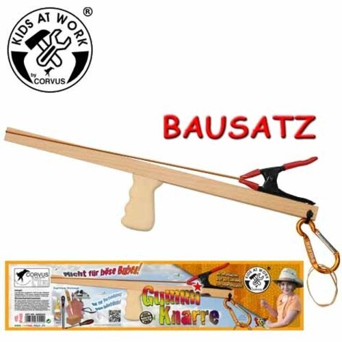 Kids at work kindergereedschap van Corvus Toys Kids at Work elastiekjespistool