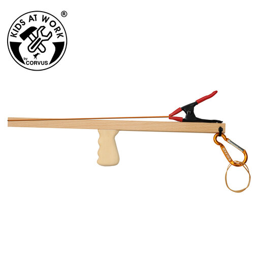 Kids at work kindergereedschap van Corvus Toys Kids at Work elastiekjespistool