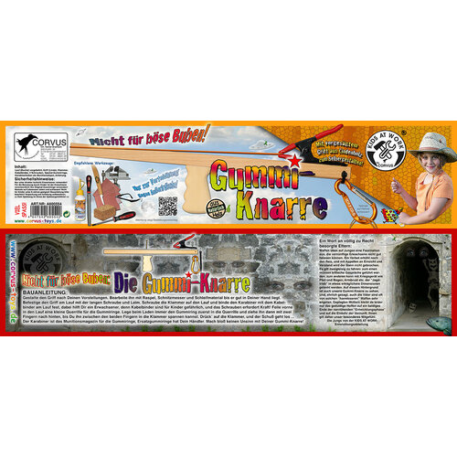 Kids at work kindergereedschap van Corvus Toys Kids at Work elastiekjespistool