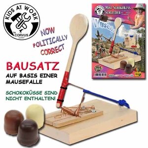 Kids at work kindergereedschap van Corvus Toys Mini chocolade katapult