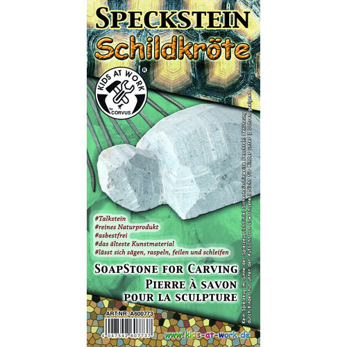 Kids at work kindergereedschap van Corvus Toys Speksteen Schildpad bewerken | Creatief voor dierenliefhebbers Kids at work kindergereedschap van Corvus Toys Speksteen Schildpad bewerken | Creatief voor dierenliefhebbers
