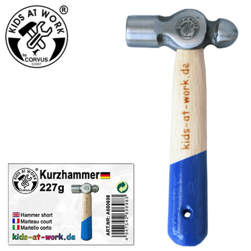 Kids at Work Kids at Work korte kinderhamer 227 gram