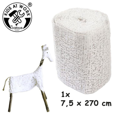 Kids at work kindergereedschap van Corvus Toys Kids at Work boetseergips - 1 rol