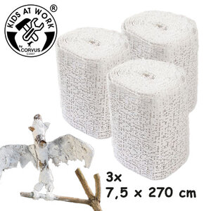 Kids at work kindergereedschap van Corvus Toys Gipsverband 3 Stuks