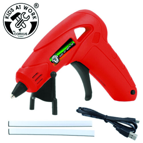Kids at work kindergereedschap van Corvus Toys Kids at Work Lijmpistool snoerloos