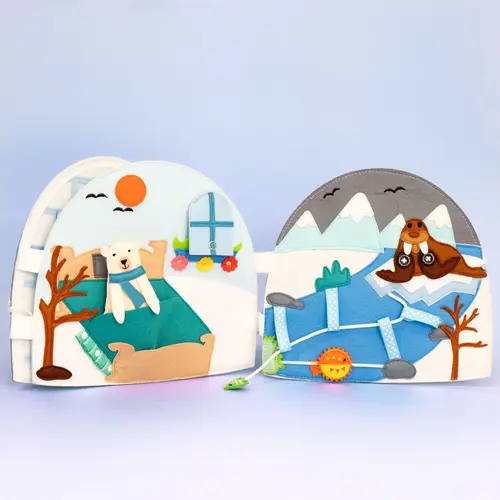 Jolly designs - Quiet Books Jolly Design Playbook Iglo, vanaf 12 maanden